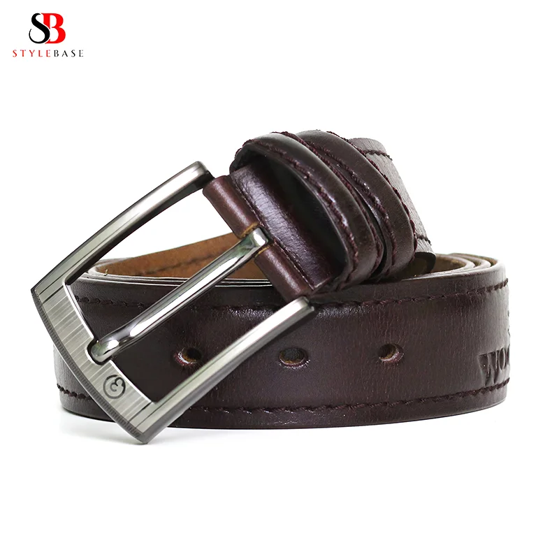 BA71 Woodland Genuine Leather Belt for Men - Image 3