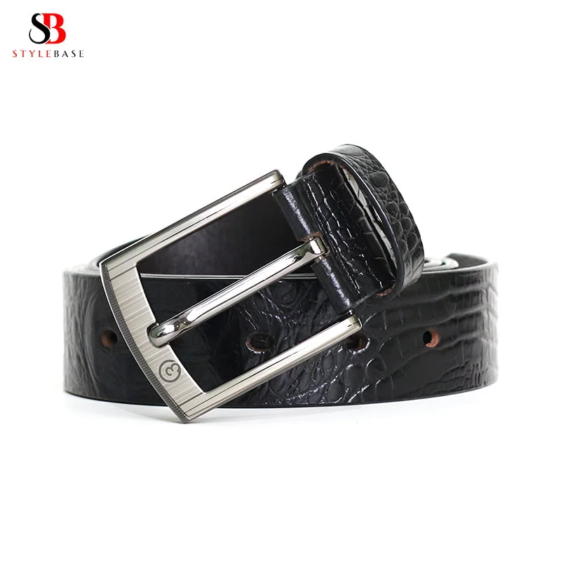 BCR1 O3 Crocodile Pattern Belt for Men - Image 3
