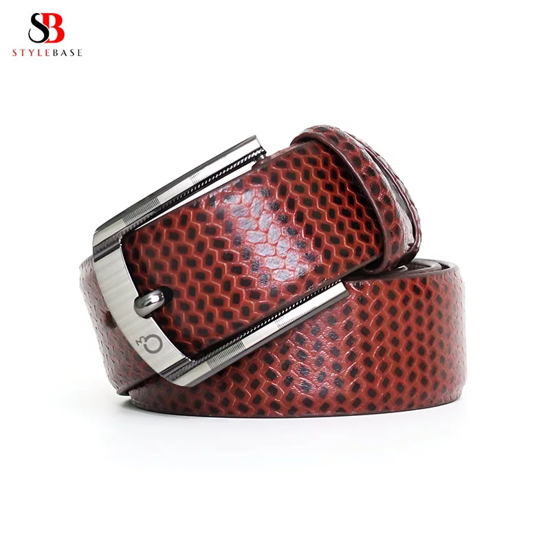 BPA2 O3 Braided Pattern Belt for Men