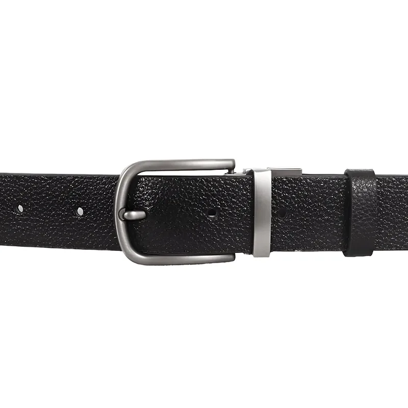 BRV2 Reversible Buckle Genuine Leather Belt for Men - Image 3