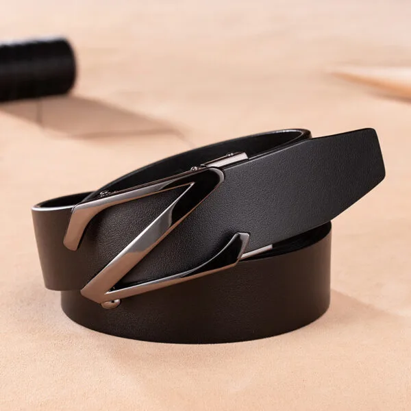 BFP5 Automatic Z Buckle Casual Belt for Men