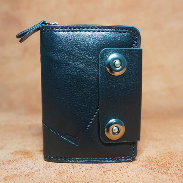 CHA02 Premium Leather Magnetic Card Holder Wallet