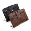 SWA02 Multifunctional Premium Leather Short Wallet for Men